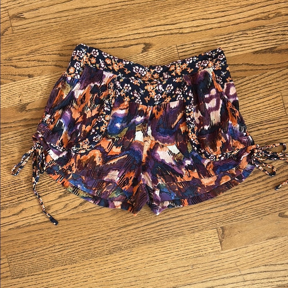 Free People Multicolor High Waist Women's Shorts